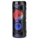 Głośnik FUNBOX KEG PRO MT3182 Karaoke/Bluetooth 5.0+EDR/FM/MP3?MicroSD/USB/Equalizer/AUX/Jack 6.3/Pilot/LED/RMS 50W/PMPO 1400W