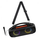 Głośnik POWER AUDIO PRO MT3184 Karaoke/Bluetooth 5.3/TWS/MP3/MicroSD/USB/Jack 6.3/AUX/Equalizer/USB-C/IPX5/RGB/16h/RMS 60W/PMPO 