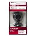 Defender Web kamera C-2525HD, 2 Mpix, USB 2.0, czarna, na notebook/LCD