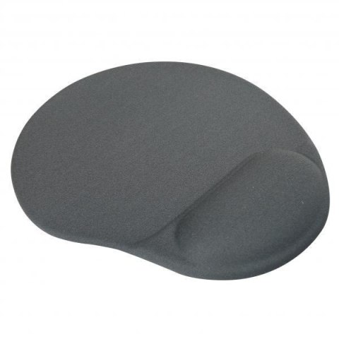 Podkładka pod mysz, ergonomiczna żelowa, szara, Logo