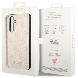 Guess GUHCSA54G4GFPI A54 A546 różowy/pink hard case 4G Metal Gold Logo