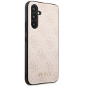 Guess GUHCSA54G4GFPI A54 A546 różowy/pink hard case 4G Metal Gold Logo