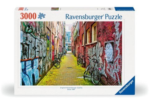 Puzzle 3000 Ulice Amsterdamu