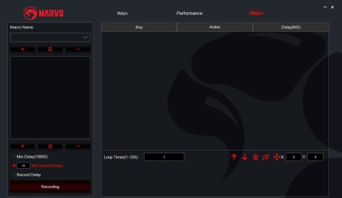 Mysz przewodowa, Marvo Niro 40 White, biała, optyczna, 12000DPI