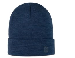 Czapka BUFF MERINO HEAVYWEIGHT BEANIE SOLID NIGHT BLUE