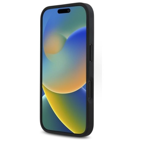 BMW BMHCP16S23PUPVK iPhone 16 6.1" czarny/black hardcase M Perforated Tricolor Detail Line