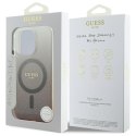 Guess GUHMP16LHGRCELW iPhone 16 Pro 6.3" brązowy/brown hardcase IML Glitter Gradient MagSafe