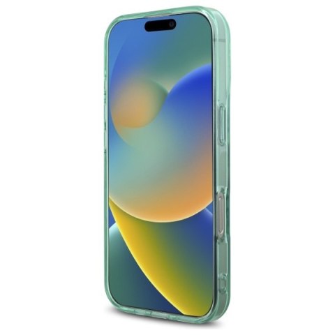 Guess GUHMP16LPFTDTEN iPhone 16 Pro 6.3" zielony/green hardcase IML Rhinestones MagSafe