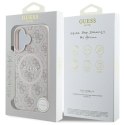 Guess GUHMP16SG4GFRP iPhone 16 6.1" różowy/pink hardcase 4G Ring Classic Logo MagSafe
