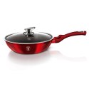 WOK GRANITOWY 28cm BERLINGER HAUS BURGUNDY BH-1265