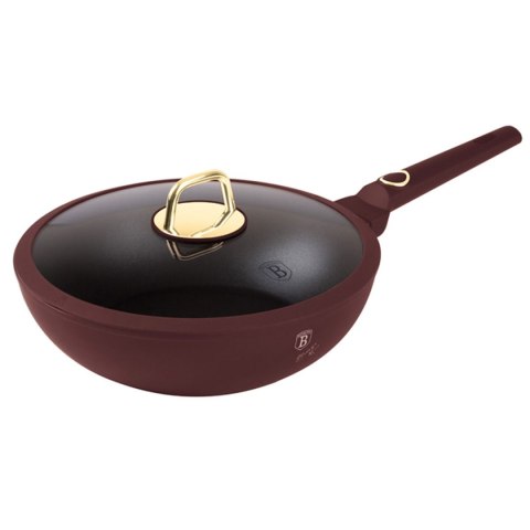 WOK TYTANOWY Z POKRYWĄ 28cm BERLINGER HAUS BH-8034 LEONARDO