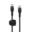 Kabel Belkin BoostCharge Pro Flex USB-C to USB-C Cable 60W 2m Silicone oplot Black