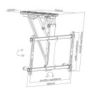 Uchwyt sufitowy 32-70 cali 35kg elektryczny