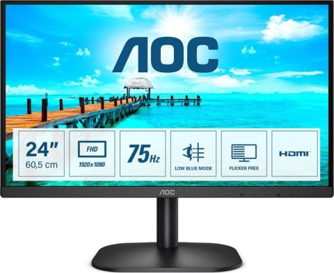 Monitor AOC 23,8" 24B2XDM VGA DVI