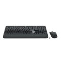 Zestaw klawiatura + mysz membranowa Logitech 920-008678 (USB 2.0; (BE); kolor czarny)