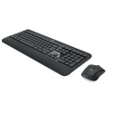 Zestaw klawiatura + mysz membranowa Logitech 920-008678 (USB 2.0; (BE); kolor czarny)