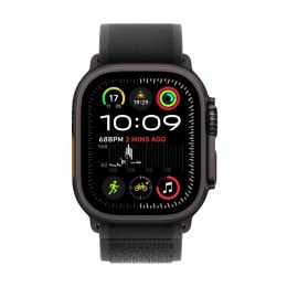 Watch Ultra 2 GPS + Cellular, koperta 49 mm z tytanu w kolorze czarnym z opaską Trial S/M w kolorze czarnym