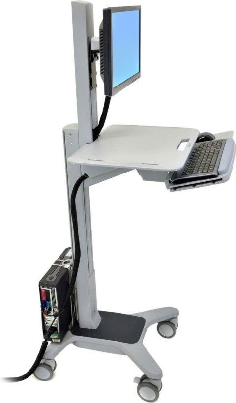 Ergotron - WorkFit-C - mobilna stacja robocza z uchwytem na monitor i PC