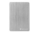 Verbatim Store 'n' Go ALU Slim zewnętrzny dysk twarde 2 TB 2.5" USB Type-C 3.2 Gen 1 (3.1 Gen 1) Srebrny