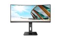 AOC P2 CU34P2A LED display 86,4 cm (34") 3440 x 1440 px Quad HD Czarny