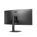 AOC V5 CU34V5C/BK LED display 86,4 cm (34") 3440 x 1440 px Wide Quad HD Czarny