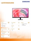 Monitor 27 cali ViewFinity S70D IPS 3840x2160 UHD 16:9 1xHDMI 1xDP 5ms PinP/PbyP 60Hz płaski 2Yd2d