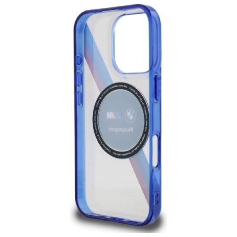BMW BMHMP16X23HTPUT iPhone 16 Pro Max 6.9" przezroczysty/transparent hardcase Motosport IML Circle MagSafe