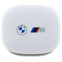 BMW słuchawki Bluetooth BMBEMIATP20LOH TWS + stacja dokująca biały/white Printed Logos