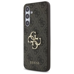 Guess GUHCS24FE4GMGBR S24 FE S721 brązowy/brown hardcase 4G Big Metal Logo