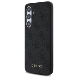 Guess GUHCS24FEG4GFGR S24 FE S721 szary/grey hardcase 4G Metal Gold Logo