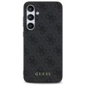 Guess GUHCS24FEG4GFGR S24 FE S721 szary/grey hardcase 4G Metal Gold Logo