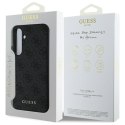 Guess GUHCS24FEG4GFGR S24 FE S721 szary/grey hardcase 4G Metal Gold Logo