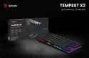 Klawiatura mechaniczna RGB Tempest X2 Outemu Blue