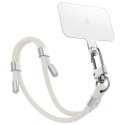 Spigen Universal Strap Set Crossbody & Wrist smycz na telefon biały/pearl white AFA08365