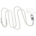 Spigen Universal Strap Set Crossbody & Wrist smycz na telefon biały/pearl white AFA08365