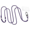 Spigen Universal Strap Set Crossbody & Wrist smycz na telefon fioletowy/deep purple AFA08363