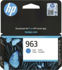 HP 963 oryginalny wkład atramentowy błękitny