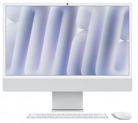 IMac 24 cale: M4 10/10, 16GB, 512GB SSD - Srebrny