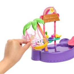 Enchantimals Tropikalny basen Zestaw + Lalka małpka HTW73 MATTEL