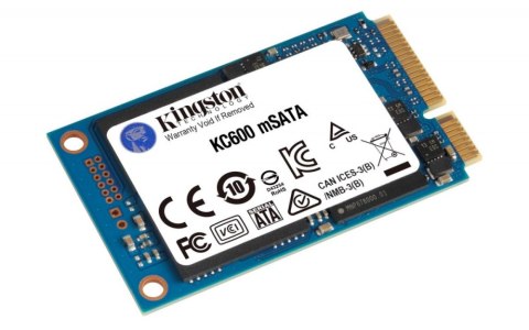 Dysk SSD KINGSTON SKC600 256 GB (mSATA″ /256 GB /SATA III (6 Gb/s) /550MB/s /500MB/s)