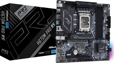 Płyta główna ASROCK H670M PRO RS LGA1700 microATX