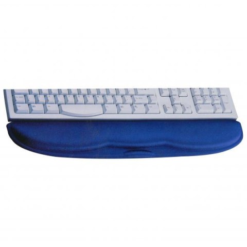 Podstawka klawiatura, ergonomiczna, czarna, żelowa