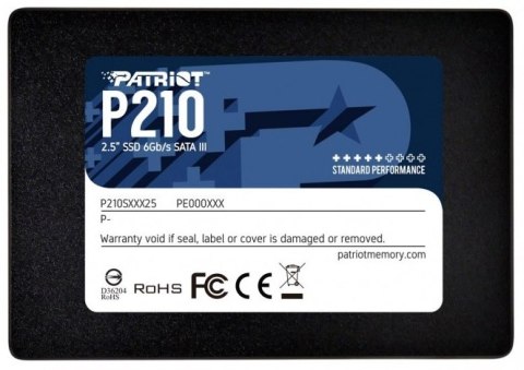 Dysk SSD PATRIOT P210 256 GB P210 (2.5″ /256 GB /SATA III (6 Gb/s) /500MB/s /400MB/s)