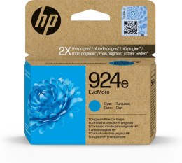 HP Oryginalny błękitny tusz 924e EvoMore