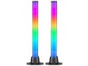 Tracer SET OF LAMPS SMART DESK RGB TUYA APP Inteligentna lampa stołowa Bluetooth Czarny