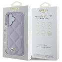 Guess GUHCP16SPSQSQSU iPhone 16 6.1" jasnofioletowy/light purple hardcase Quiled Metal Logo