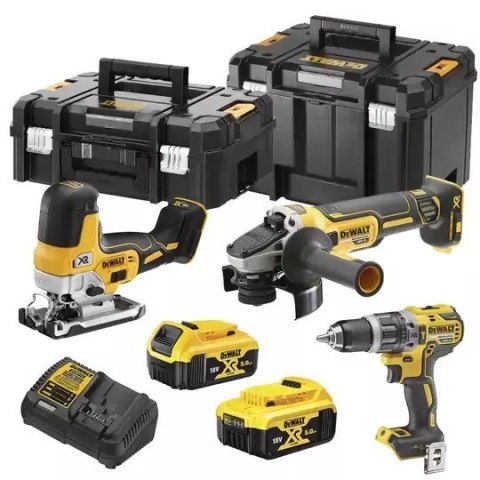 DEWALT ZESTAW COMBO 18V DCK329P2T (DCD796+DCG405+DCS335) 2x5,0Ah