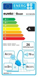 Odkurzacz bezworkowy Swan EUREKA SC15810N (700W; kolor czarno-niebieski)