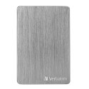 Verbatim zewnętrzny dysk twardy, Store,n,Go ALU Slim, 2.5", USB 3.0, 2TB, 53665, szary, szczotkowane aluminium