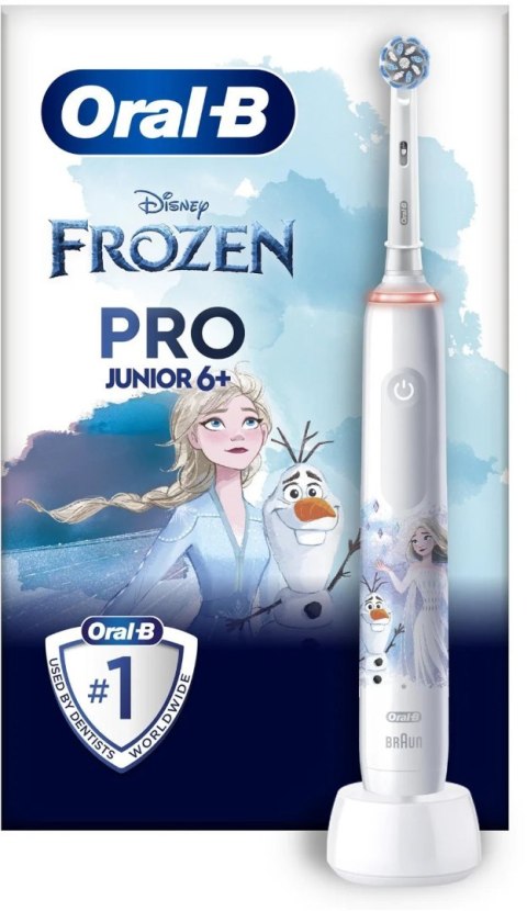 Oral-B | Elektryczna szczoteczka do zębów | Frozen Pro Series 3 | Akumulatorowa | Dla dzieci | Liczba główek szczoteczki w zesta